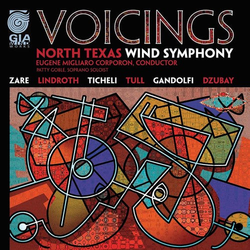 the album cover for Zare / North Texas Wind Sym / Corporon - Voicings