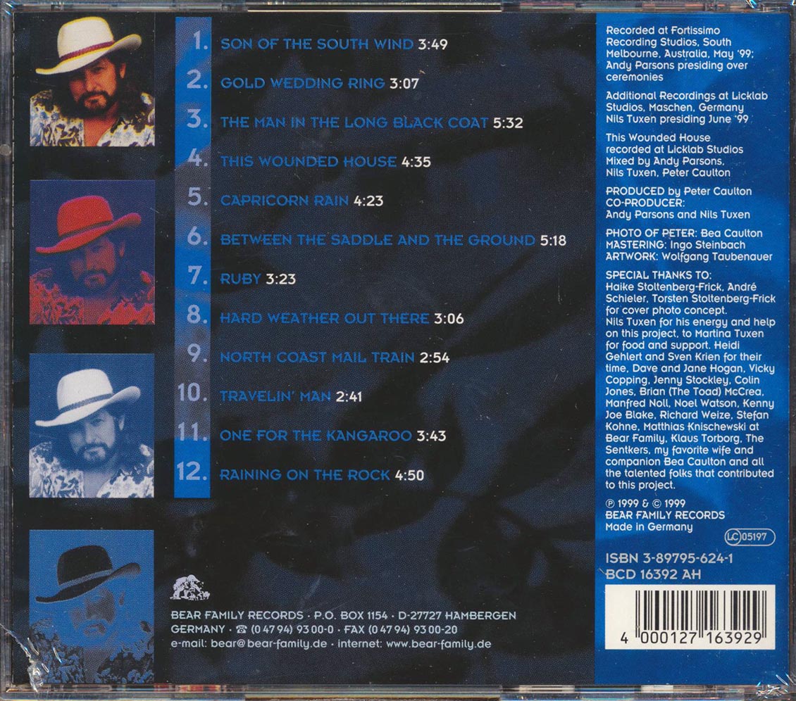 Peter Caulton Raining On The Rock Music CD