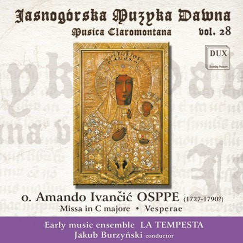 Osppe / La Tempesta / Burzynski - Musica Claromontana 28 - Music CD