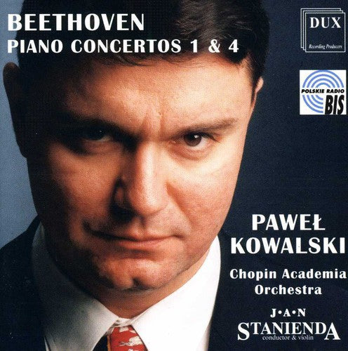 Beethoven / Kowalski / Stanienda - Piano Concertos 1 & 4 - Music CD