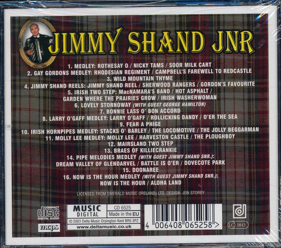 Jimmy Shand Jnr, Jimmy Shand - Father & Son Of Scotland Music CD