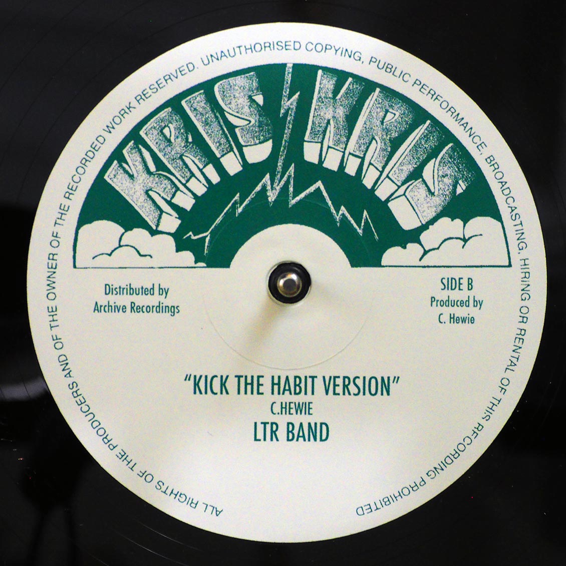 Christopher Hewie - Kick The Habit (Extended Mix) / LTR - Version 12" Vinyl Record