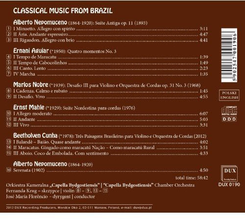 the album cover for Jose Maria Florencio - Classical Music from Brazil
