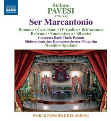 Pavesi / Romano / Bekbosunov / Beltrami - Ser Marcantonio - Music CD