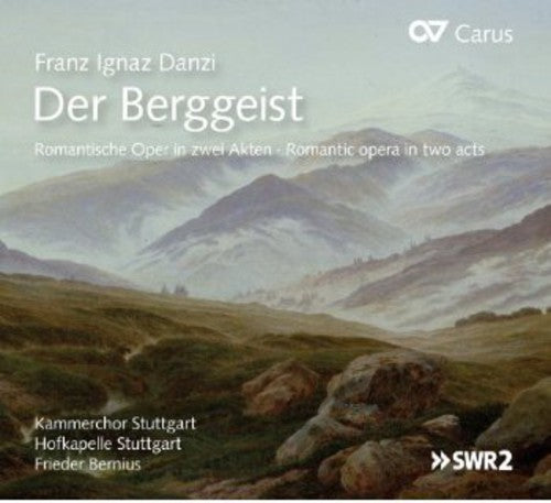 the album cover for N Burgmuller - Der Berggeist. Romantic Opera in Two Acts