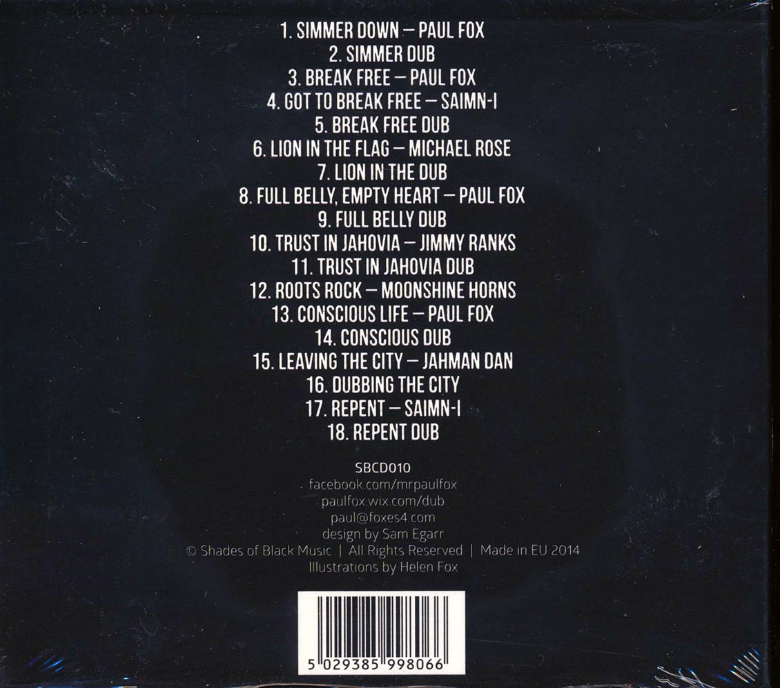 Shades Of Black, Michael Rose, Paul Fox, Etc. - Break Free Music CD