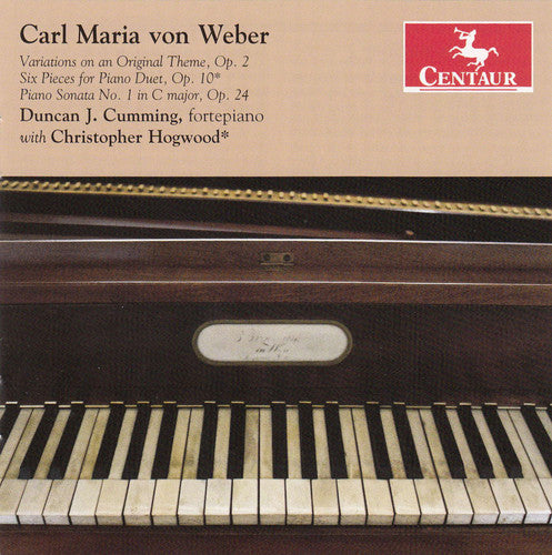 the album cover for Weber / Cumming / Hogwood - Variations on An Original Theme, Op. 2
