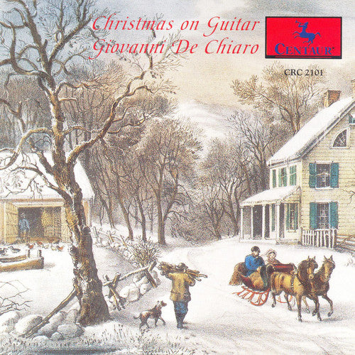 the album cover for Giovanni De Chiaro - Christmas on Guitar