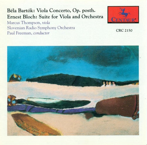 the album cover for Marcus Thompson - Viola Concerto / Bloch: Suite