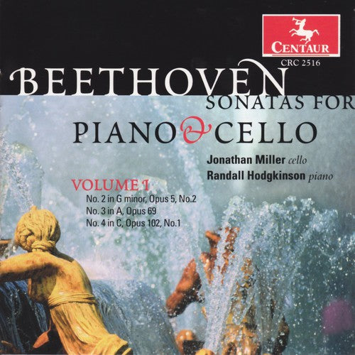 Beethoven / Miller,j / Hodgkinson - Sonatas For Piano & Cello 1 - Music CD