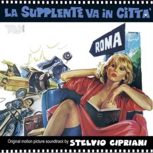 the album cover for Stelvio Cipriani - La Supplente Va in Città (From Maid to Lady) (Original Motion Picture Soundtrack)