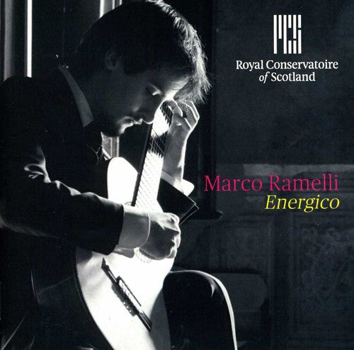 the album cover for Paganini / Marco Ramelli - Energico: Works for Guitar