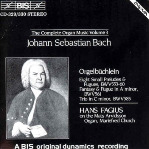 the album cover for HANS FAGIUS - Complete Organ Works 3