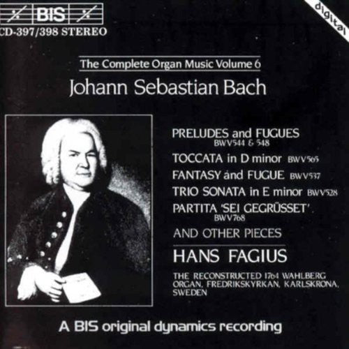 Bach / Fagius - Complete Organ Music 6 - Music CD