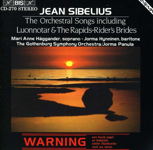 Sibelius / Panula / Gothenburg - Complete Orchestral Songs Haggander - Music CD
