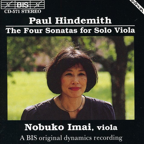 the album cover for Nobuko Imai - Four Sonatas for Solo Viola Op11/5