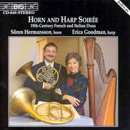 the album cover for Erica Goodman - Horn & Harp Soiree / Various