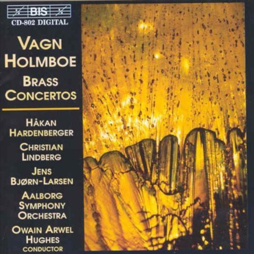 the album cover for Hakan Hardenberger - Brass Concertos