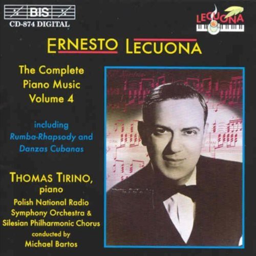 Lecuona / Tirino / Bartos / Polish Nat'l Radio So - Complete Piano Music 4 - Music CD