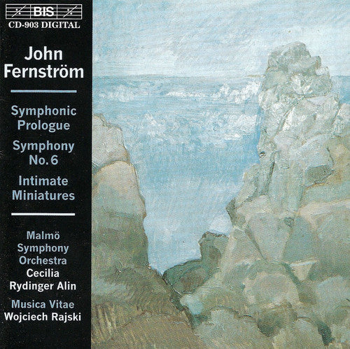 the album cover for Cecilia Rydinger Alin - Symphonic Prologue Op 88 / Symphony 6 Op 40