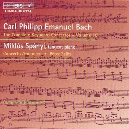 Bach,c.p.e. / Spanyi / Szuts / Concerto Armonico - Keyboard Concertos 10 - Music CD