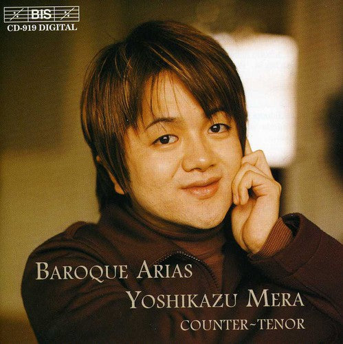 the album cover for YOSHIKAZU MERA - Baroque Arias: Bach, Handel, Ahle