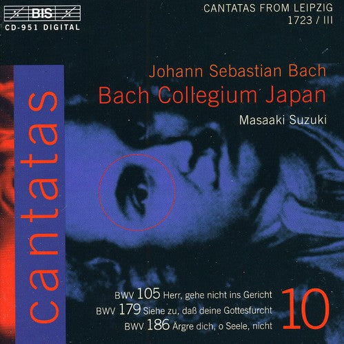 the album cover for Makoto Sakurada - Cantatas X: BWV.179, BWV.105, BWV.186