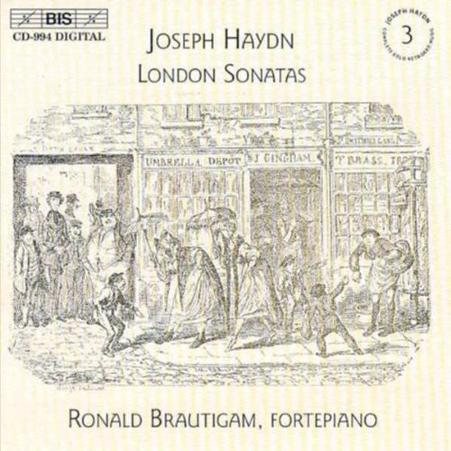 the album cover for Ronald Brautigam - Keyboard Music #3: London Sonatas