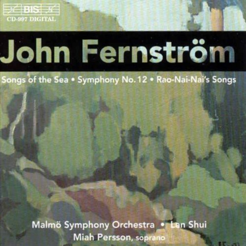 the album cover for Miah Persson - Songs of the Sea / Sym #12 / Chinese Rhapsody