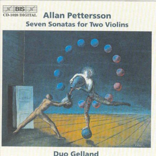 the album cover for Lennart Wallin - Seven Sonatas for Two Violins