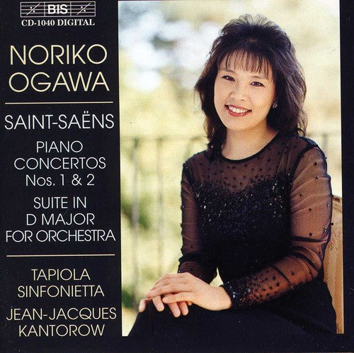 the album cover for NORIKO OGAWA - Piano Concertos 1 & 2 / Suite in D for Orchestra