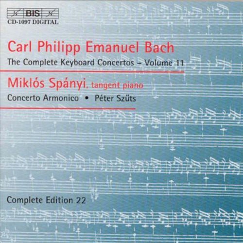 Bach,c.p.e. / Spanyi / Concerto Armonico - Keyboard Concertos 11 - Music CD