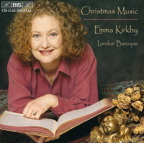 the album cover for Emma Kirby - Christmas Music: Emma Kirby & London Baroque