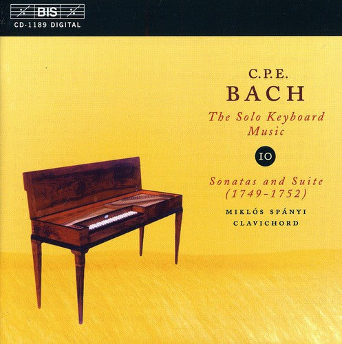 Bach,c.p.e. / Spanyi - Solo Keyboard Music 10 - Music CD