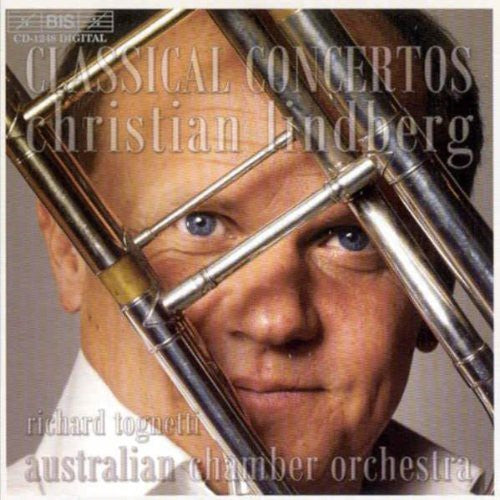 the album cover for CHRISTIAN LINDBERG - Classical Trombone Concertos