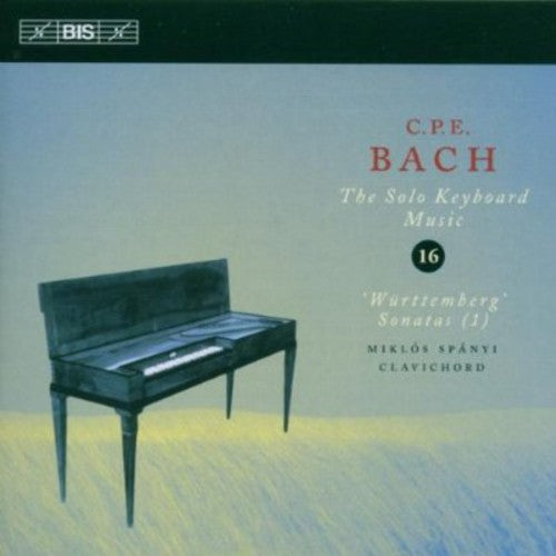 the album cover for C Bach PE / Spanyi - Solo Keyboard Music 16