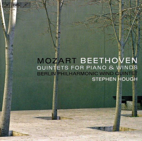 the album cover for Mozart / Beethoven / Hough / Hasel / Wittmann - Quintets for Piano & Winds