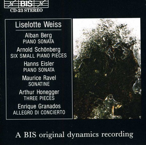 Weiss,liselotte - Piano Works - Music CD