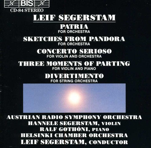 Segerstam / Gothoni / Helsinki Ch Orch / Austrian - Concerto Setioso - Music CD