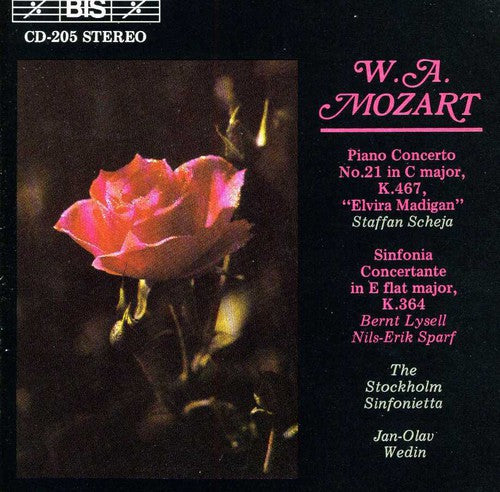 Mozart / Wedin / Stockholm Sinfonietta - Piano Concerto 21 / Sinfonia Concertante - Music CD