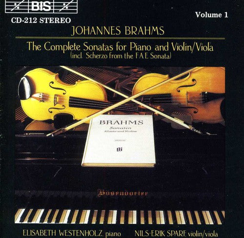 Brahms / Westenholz / Sparf - Violin Sonatas - Music CD