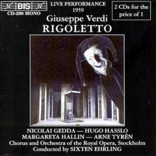 the album cover for Ingvar Wixell - Rigoletto