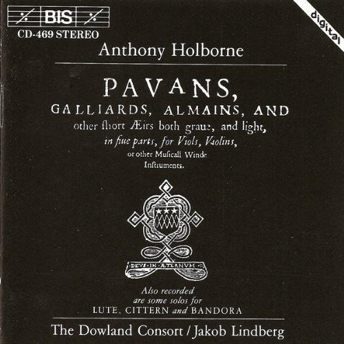 the album cover for JAKOB LINDBERG - Pavans / Galliards / Almains