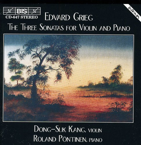 the album cover for Dong-Suk Kang - Three Sonatas for Violin & Piano