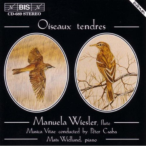 the album cover for MANUELA WIESLER - Oiseaux Tendres