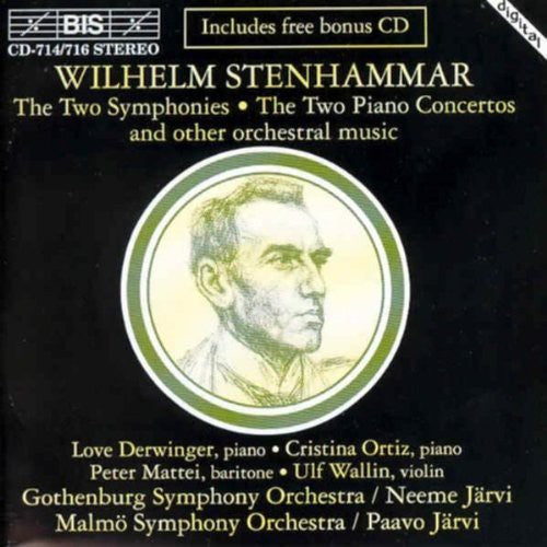 Stenhammar / Jarvi - 2 Symphonies / 2 Piano Concertos - Music CD