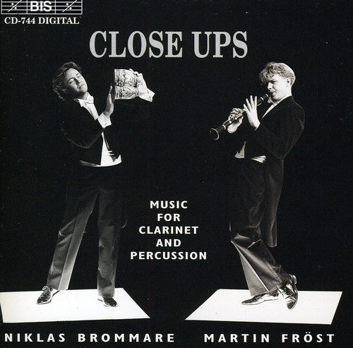 the album cover for Martin Frost - Music for Clarinet & Percussion