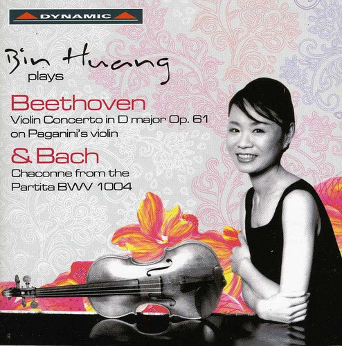the album cover for H.S. Kim - Bin Huang Plays Beethoven & Bach