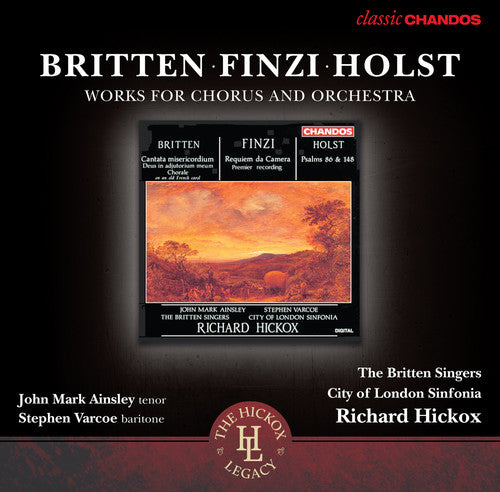 Finzi / Barlow / Britten Singers / Hickox - Works For Chorus & Orchestra - Music CD