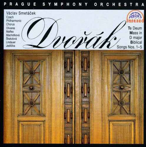 the album cover for A. DVORAK - Mass in D / Te Deum